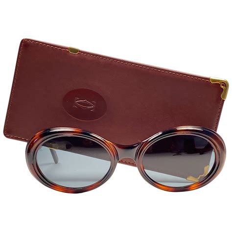 cartier 18k gold glasses|18k gold glasses frames men's.